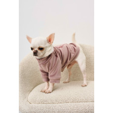 Светр велюровий Кураж пудровий для собак Dogs Bomba Y-403