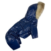 Зимовий комбінезон для собак Dogs Bomba A-73 Темно-синій