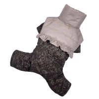 Зимовий комбінезон для собак-дівчаток з рюшками та візерунками AD-22