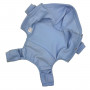 Теплий костюм для невеликих собак блакитного кольору D-148 з капюшоном