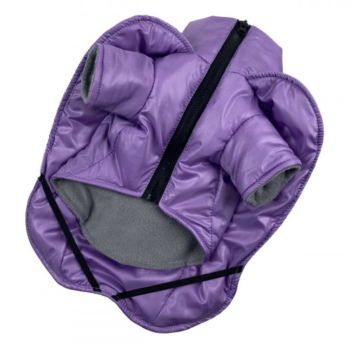 Фиолетовая жилет-накидка для собак G-59 (осень-зима) 