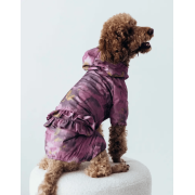 Дождевик для собак Dogs Bomba MD-19 Фиолетовый с рюшами - фото 2