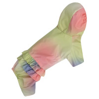 Дождевик для девочек рюша тай-дай MD-28