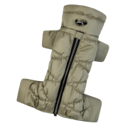 Зимовий комбінезон для собак Comfort оливкового кольору R-48 - фото 1