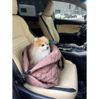 Сумка автогамак для собак кольору моко S-14