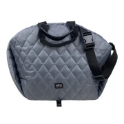 Сумка-автогамак для собак сірого кольору S-17 - фото 3