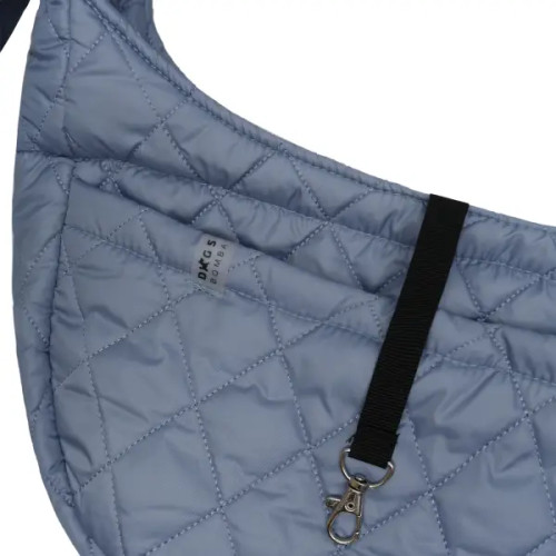 Слінг-переноска для собак стьобаний S-116, блакитний