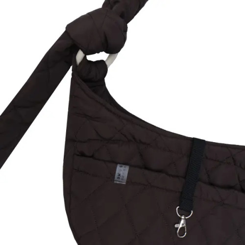 Слінг-переноска для собак стьобаний S-90, шоколад