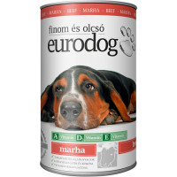 Вологий корм EuroDog з яловичиною для собак 415 г