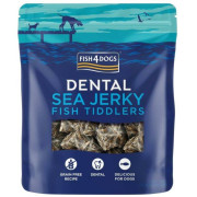 Натуральні ласощі для собак з 100% Шкіри Білої Риби Fish4Dogs Sea Jerky Рибні квадратики - фото 2
