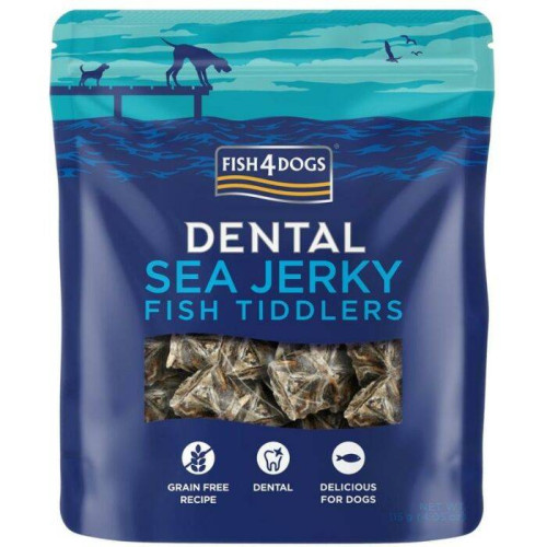 Натуральные лакомства для собак из 100% Кожи Белой Рыбы Fish4Dogs Sea Jerky Рыбные квадратики