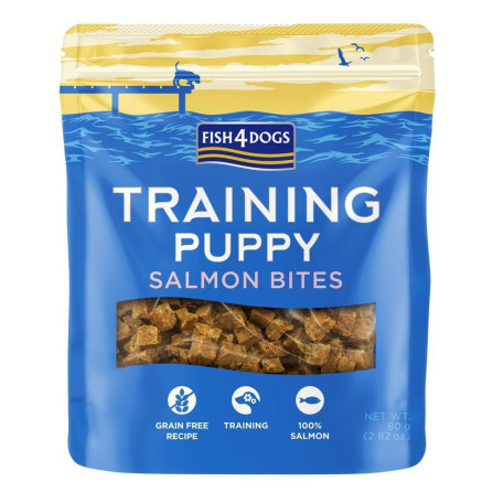 Натуральні ласощі для для собак цуценят 100% Лосось Fish4Dogs Training 80 г