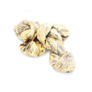 Натуральні ласощі для собак з 100% Шкіри Білої Риби Fish4Dogs Sea Jerky Рибні вузли - фото 3