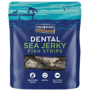 Натуральні ласощі для собак з 100% Шкіри Білої Риби Fish4Dogs Sea Jerky Рибні смужки - фото 1