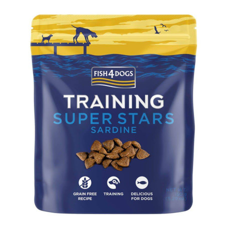 Натуральні ласощі для собак Сардини Fish4Dogs Super Stars Sardine 150 г