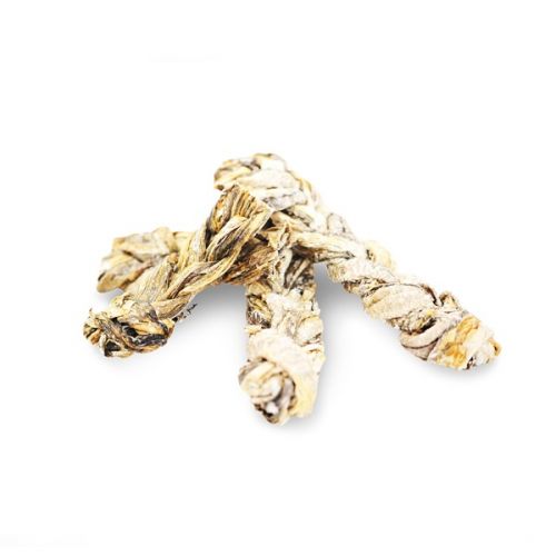 Натуральные лакомства для собак Fish4Dogs 100% Косички из рыбы XL 500 г