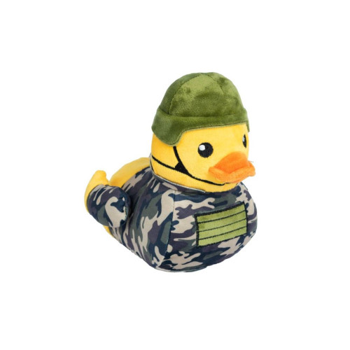 М'яка іграшка Качка-командир плюшева для собак FuzzYard