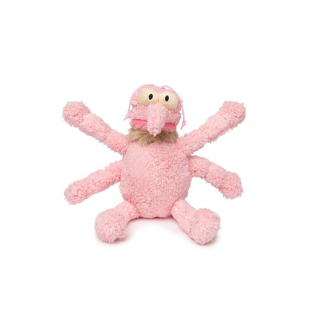 Мягкая игрушка Блоха Скретчетт розовая для собак FuzzYard