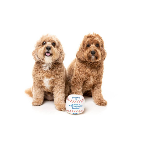 М'яка іграшка FuzzYard Бейсбол біла для собак FuzzYard