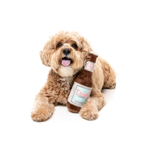 М'яка іграшка Пиво Drool Light синя для собак FuzzYard