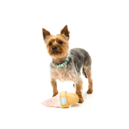 М'яка іграшка Морозиво плюшева різнокольорова для собак FuzzYard