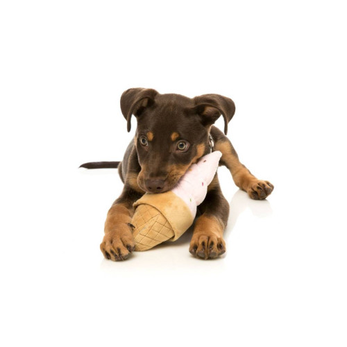 М'яка іграшка Морозиво плюшева різнокольорова для собак FuzzYard