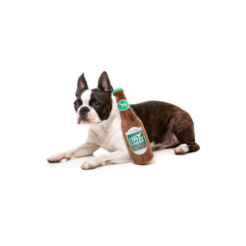 М'яка іграшка FuzzYard Лагер Leg Liftin' з пищалкою зелена для собак FuzzYard