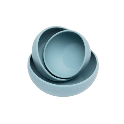 Силиконовая миска для собак FuzzYard LIFE, голубая