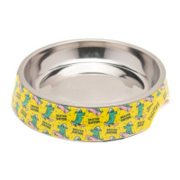 Миска для собак FuzzYard Sk8ter Gator, жовта