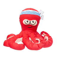 Мягкая игрушка Осьминог Takoyaki разноцветный для собак FuzzYard