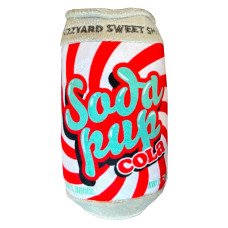 М'яка іграшка FuzzYard Soda Pup Cola різнокольорова для собак FuzzYard