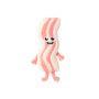 М'яка іграшка Kevin Bacon-Strip в кольорах бекону для собак FuzzYard