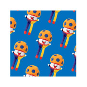 Мягкая игрушка FuzzYard Клоун-грибочек разноцветная для собак FuzzYard - фото 2