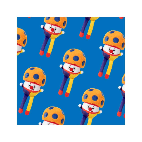 М'яка іграшка FuzzYard Клоун-грибочок різнокольорова для собак FuzzYard