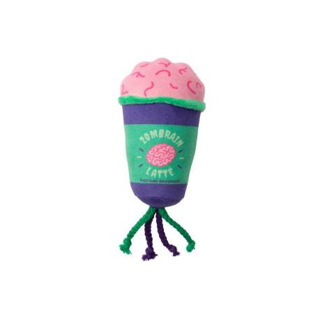 Мягкая игрушка FuzzYard Zombrain Latte бежевого цвета для собак FuzzYard