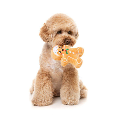 М'яка іграшка FuzzYard Пряник Фред коричневий з декором для собак FuzzYard