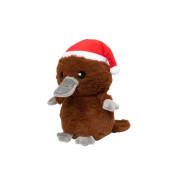 Мягкая игрушка FuzzYard Новогодний утконос разноцветная для собак FuzzYard - фото 1