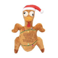 М'яка іграшка FuzzYard Індичка Gobble Til You Wobble різнокольорова для собак FuzzYard