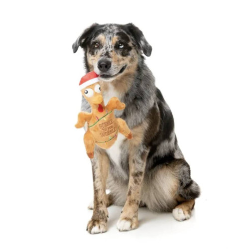 М'яка іграшка FuzzYard Індичка Gobble Til You Wobble різнокольорова для собак FuzzYard