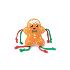 М'яка іграшка FuzzYard Пряник Фред різнокольорова для собак FuzzYard