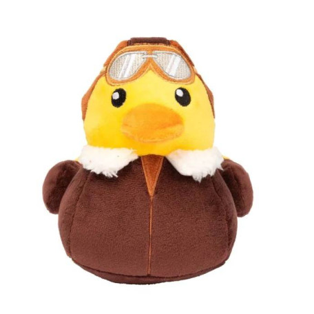 Мягкая игрушка Уточка Амелия Квакхарт разноцветная для собак FuzzYard