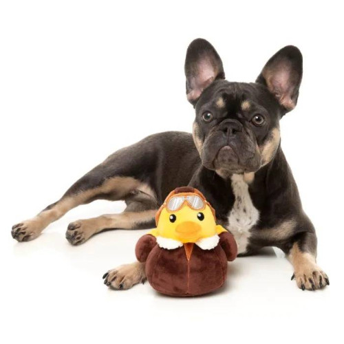 М'яка іграшка Качечка Амелія Квакхарт різнокольорова для собак FuzzYard