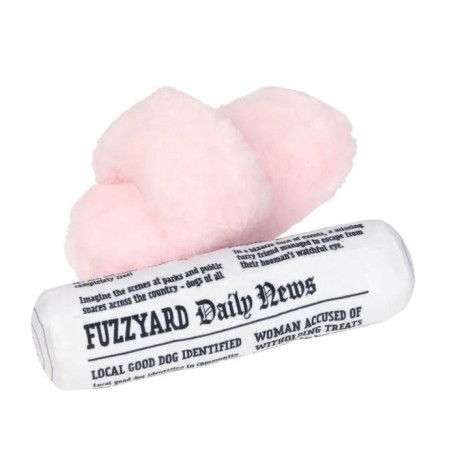 Набор мягких игрушек FuzzYard Несите тапки и прессу! для собак FuzzYard