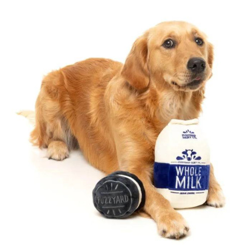 Набір м'яких іграшок "Молоко з печивом" для собак FuzzYard