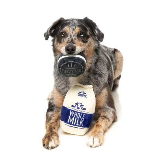 Набір м'яких іграшок "Молоко з печивом" для собак FuzzYard