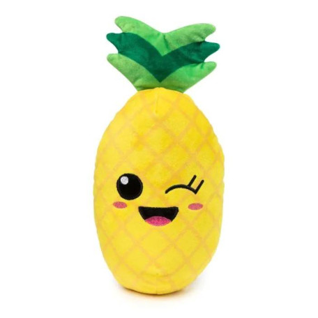 Мягкая игрушка FuzzYard Подмигивающий ананас желто-зеленый для собак FuzzYard