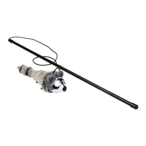 М'яка іграшка-дражнилка FuzzYard Єнотик сіро-коричнева для собак FuzzYard