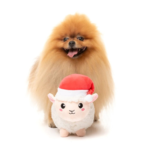 М'яка іграшка Пухнаста овечка Біла для собак FuzzYard