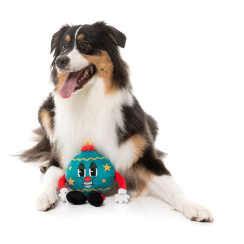 М'яка іграшка Новорічна куля для собак FuzzYard