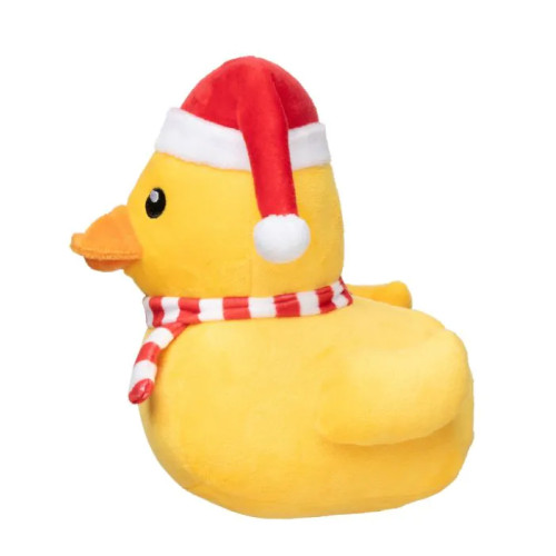 М'яка іграшка FuzzYard Різдвяна качка різнокольорова для собак FuzzYard